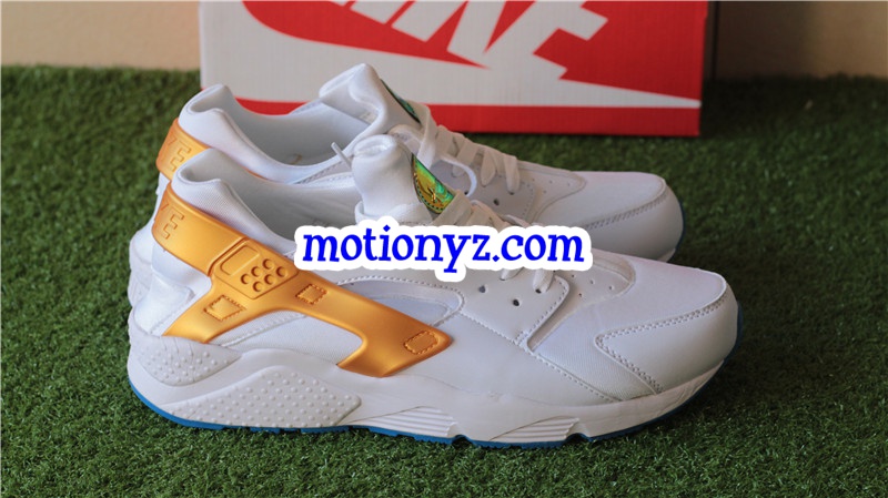 Nike Air Huarache Royal Golden White